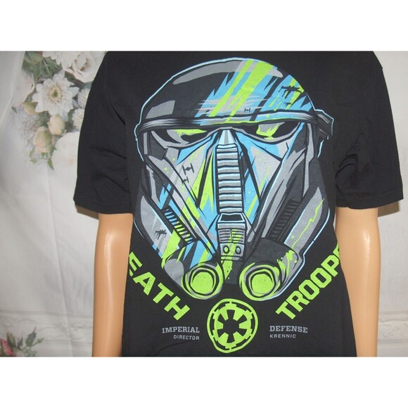 Star Wars Death Trooper T Shirt M Lucas Films Ltd Medium Black Unisex - Picture 2 of 3